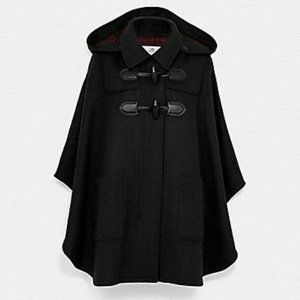COACH Wool Cape - WORN ONCE!